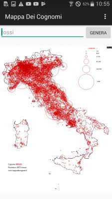 cognomi distribuzione italia